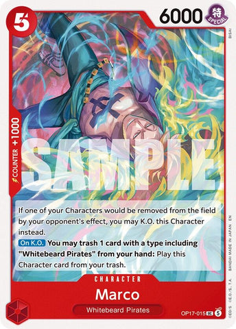 Image for Marco (OP17-015) (The World's Strongest Warriors) (OP17) - One Piece Card Game