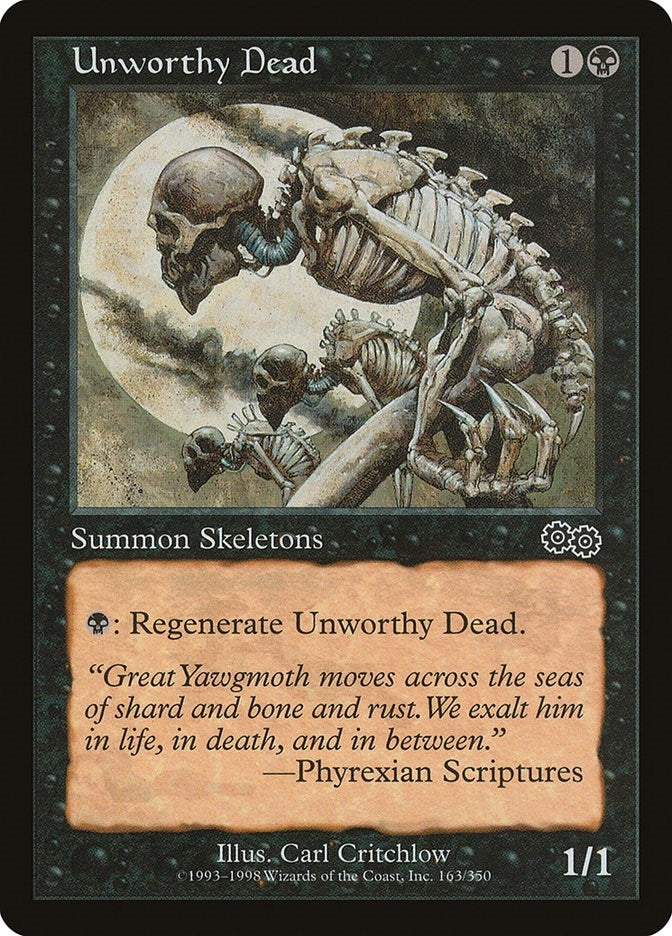 Image for Unworthy Dead (163) - Magic: The Gathering