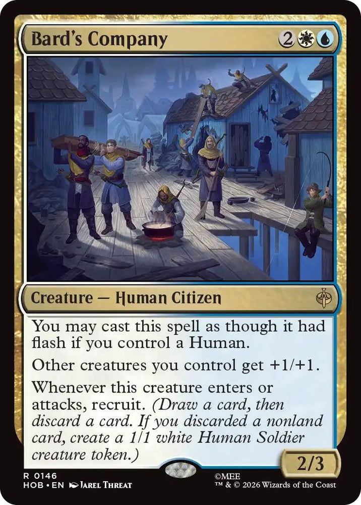 Image for Bard's Company (146) (The Hobbit) (HOB) - Magic: The Gathering