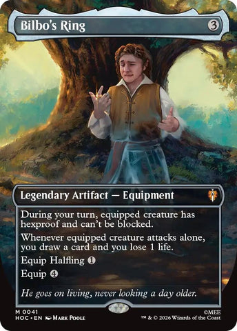 Image for Bilbo's Ring (Borderless) (41) (The Hobbit: Eternal-Legal) (HOC) - Magic: The Gathering