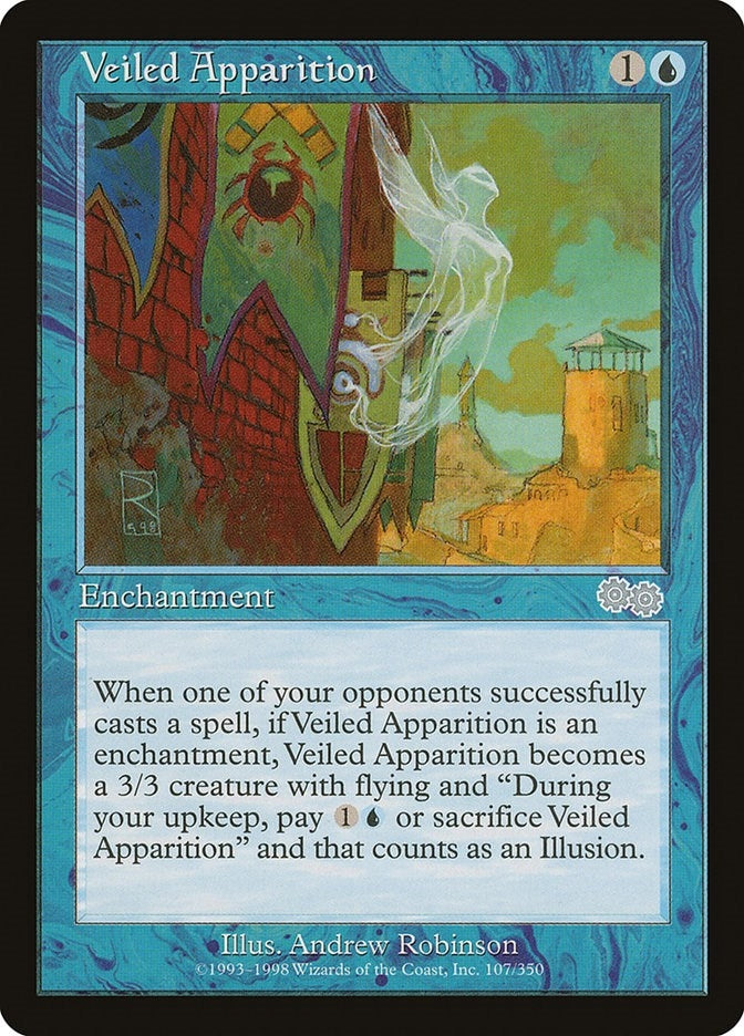Image for Veiled Apparition (107) [Urza's Saga]
