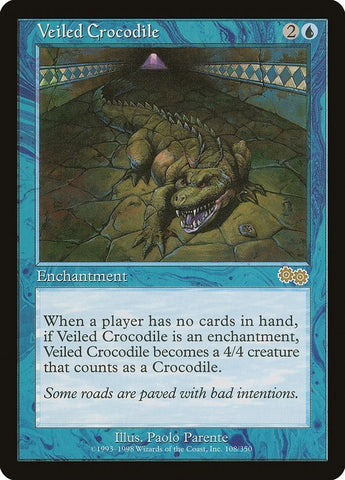 Image for Veiled Crocodile (108) [Urza's Saga]