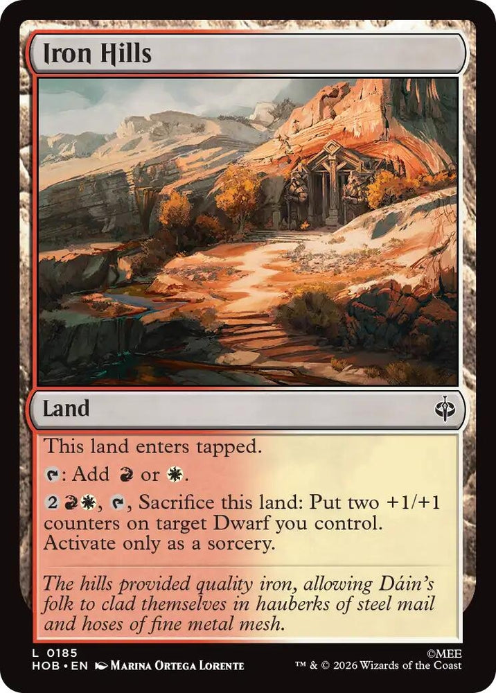 Image for Iron Hills (185) (The Hobbit) (HOB) - Magic: The Gathering