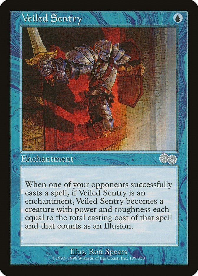 Image for Veiled Sentry (109) [Urza's Saga]