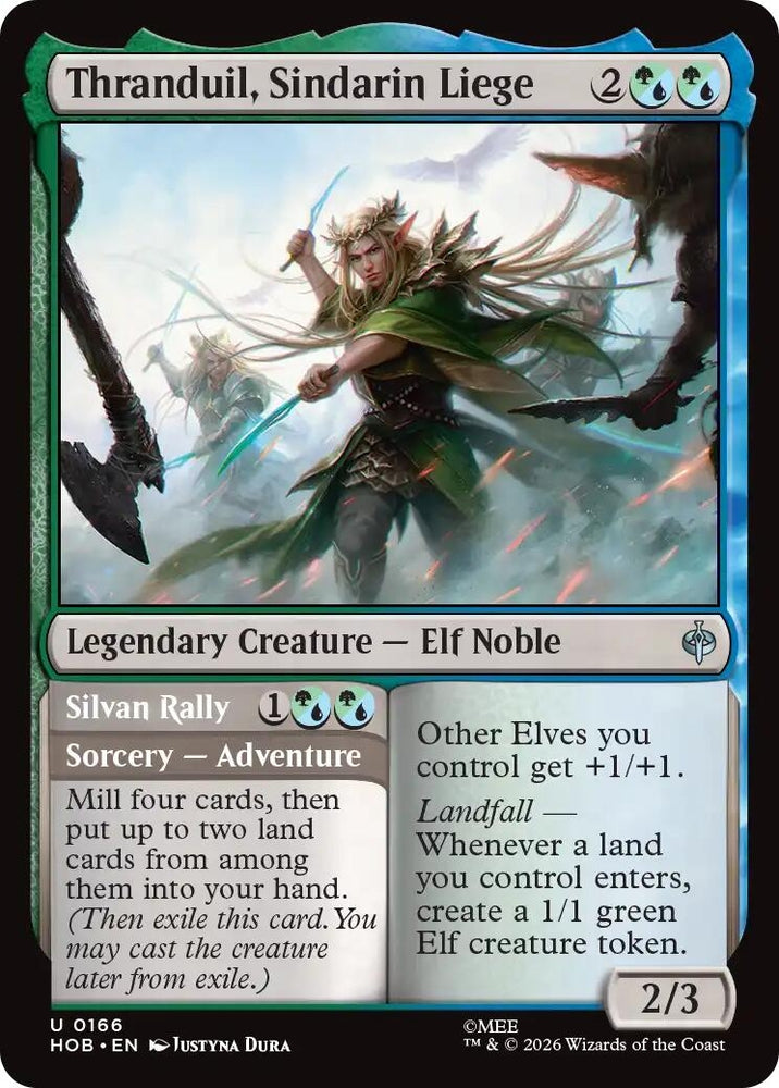 Image for Thranduil, Sindarin Liege (166) (The Hobbit) (HOB) - Magic: The Gathering