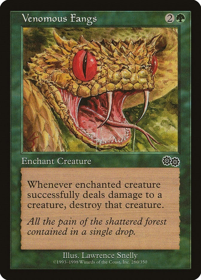 Image for Venomous Fangs (280) [Urza's Saga]