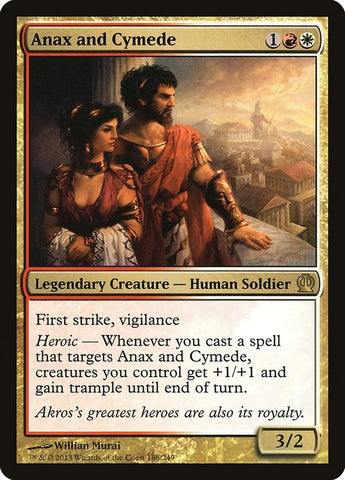 Image for Anax and Cymede (186) [Theros]
