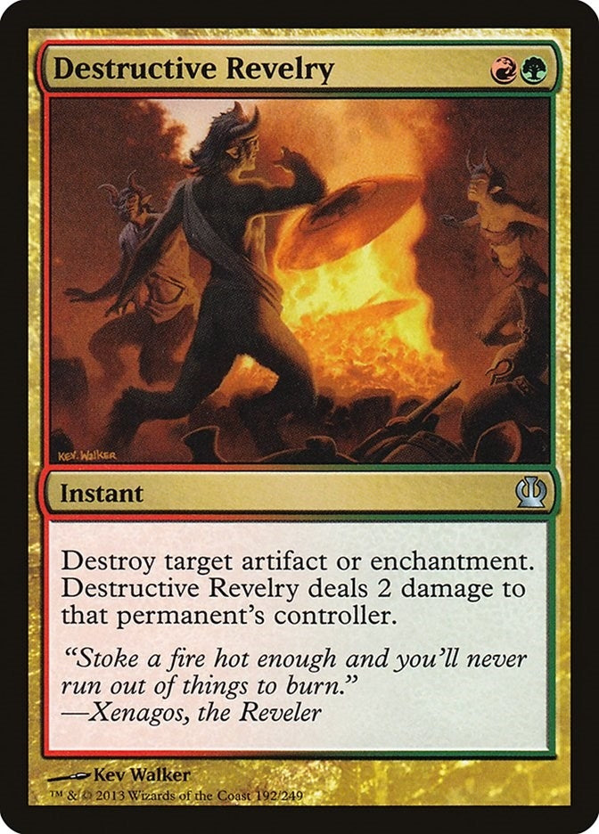 Image for Destructive Revelry (192) [Theros]