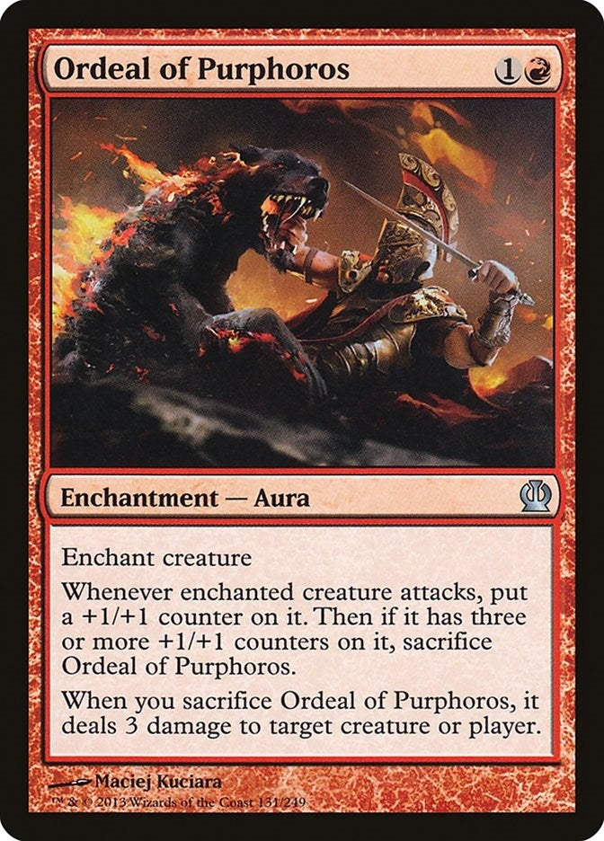 Image for Ordeal of Purphoros (131) [Theros]