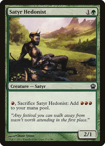 Image for Satyr Hedonist (174) [Theros]