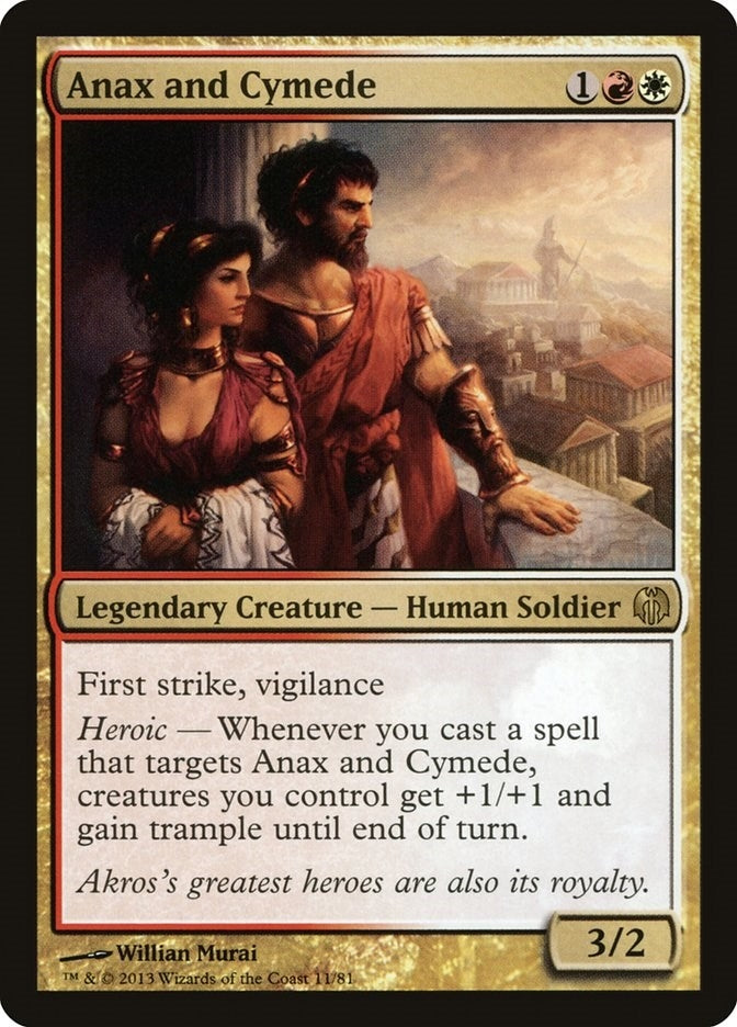 Image for Anax and Cymede (11) [Duel Decks: Heroes vs. Monsters]