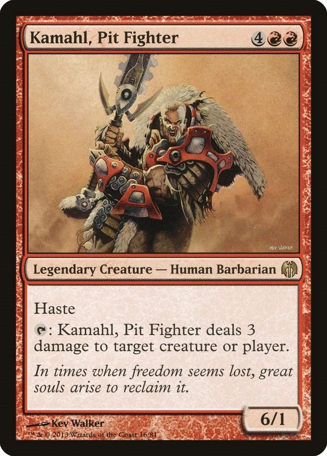 Image for Kamahl, Pit Fighter (16) [Duel Decks: Heroes vs. Monsters]