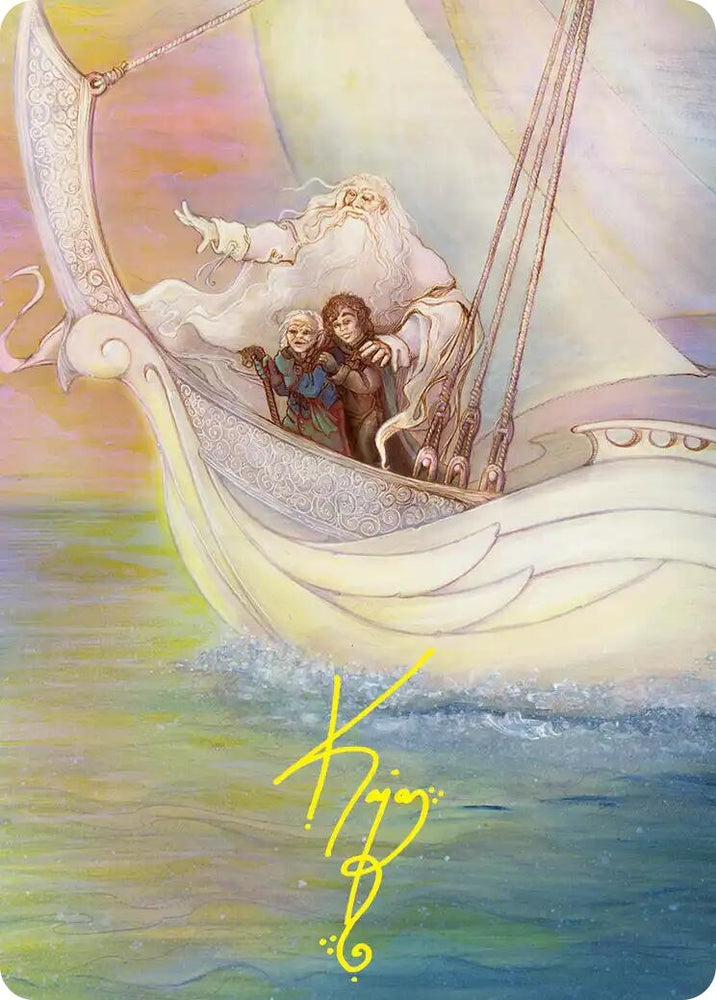 Image for Dawn of a New Age Art Card (Gold-Stamped Signature) (26) (Art Series: The Hobbit) (ASHOB) - Magic: The Gathering