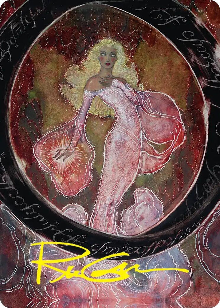Image for Galadriel's Dismissal Art Card (Gold-Stamped Signature) (29) (Art Series: The Hobbit) (ASHOB) - Magic: The Gathering