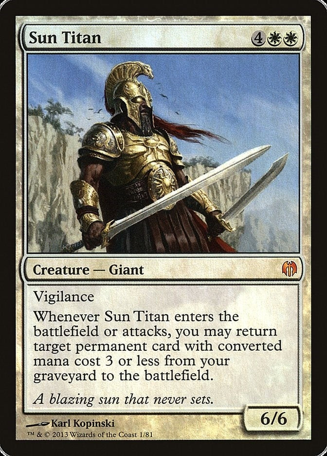 Image for Sun Titan (1) [Duel Decks: Heroes vs. Monsters]