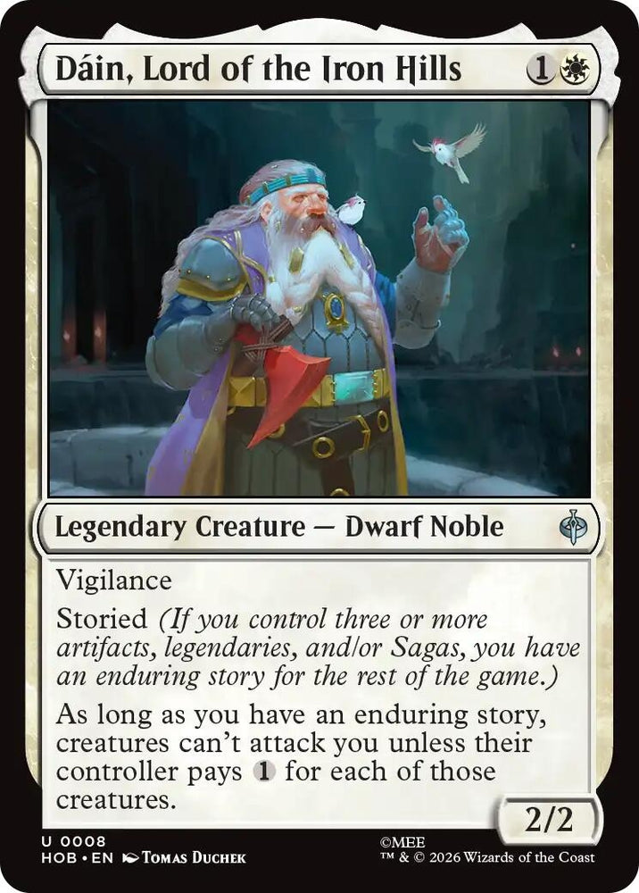 Image for Dain, Lord of the Iron Hills (8) (The Hobbit) (HOB) - Magic: The Gathering