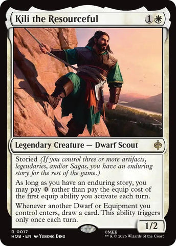 Image for Kili the Resourceful (17) (The Hobbit) (HOB) - Magic: The Gathering