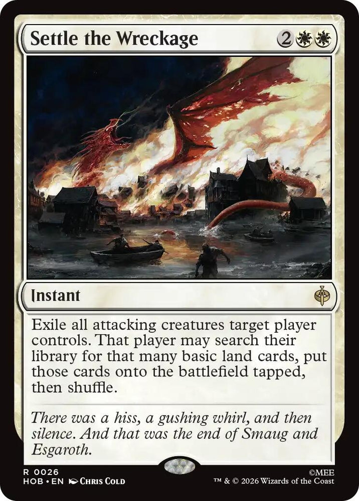 Image for Settle the Wreckage (26) (The Hobbit) (HOB) - Magic: The Gathering