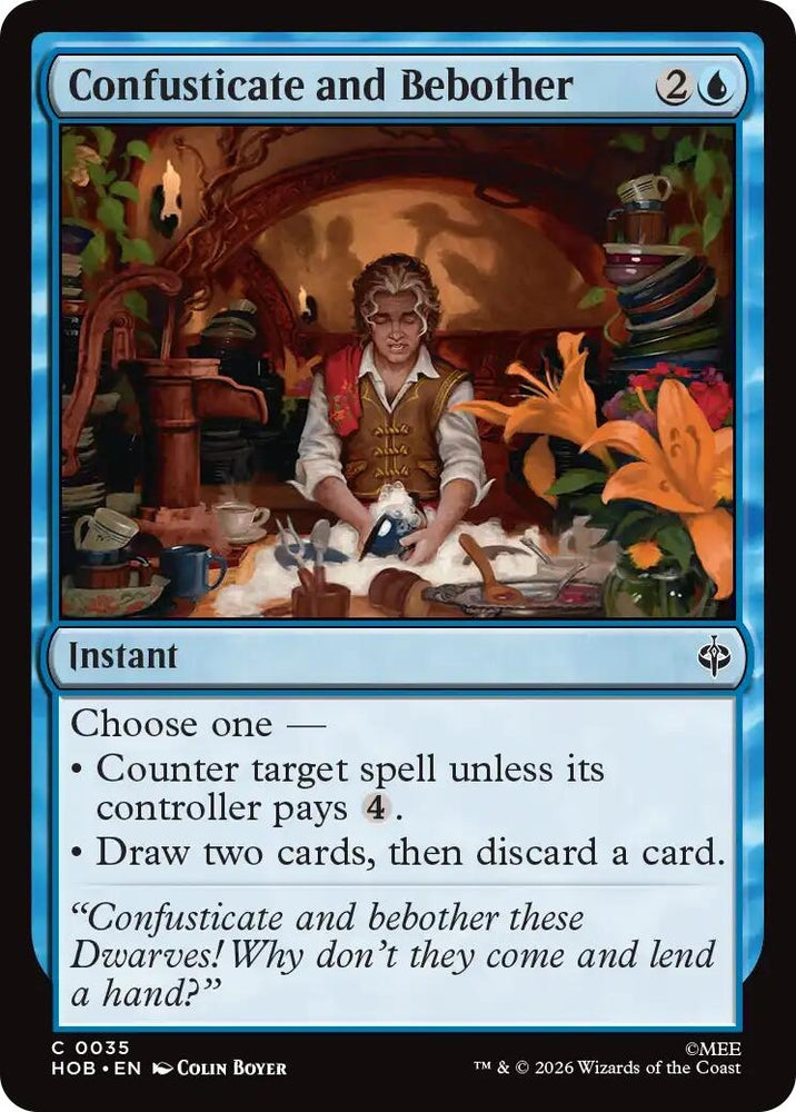 Image for Confusticate and Bebother (35) (The Hobbit) (HOB) - Magic: The Gathering