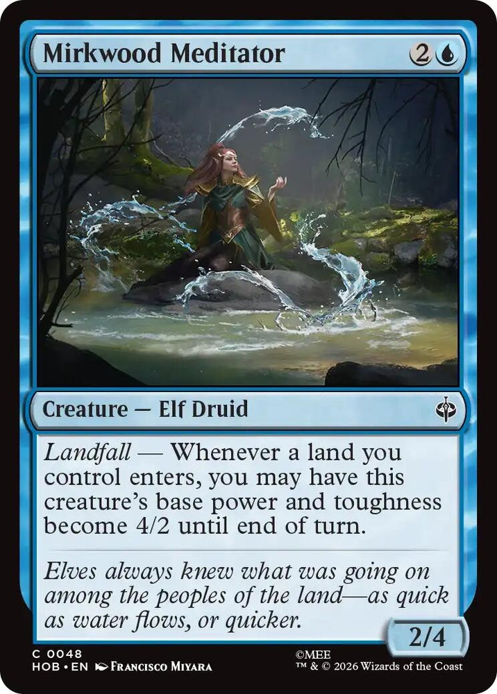 Image for Mirkwood Meditator (48) (The Hobbit) (HOB) - Magic: The Gathering