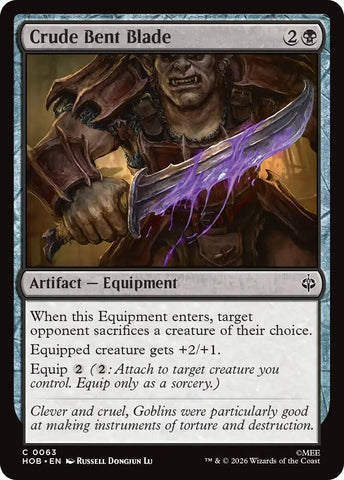 Image for Crude Bent Blade (63) (The Hobbit) (HOB) - Magic: The Gathering