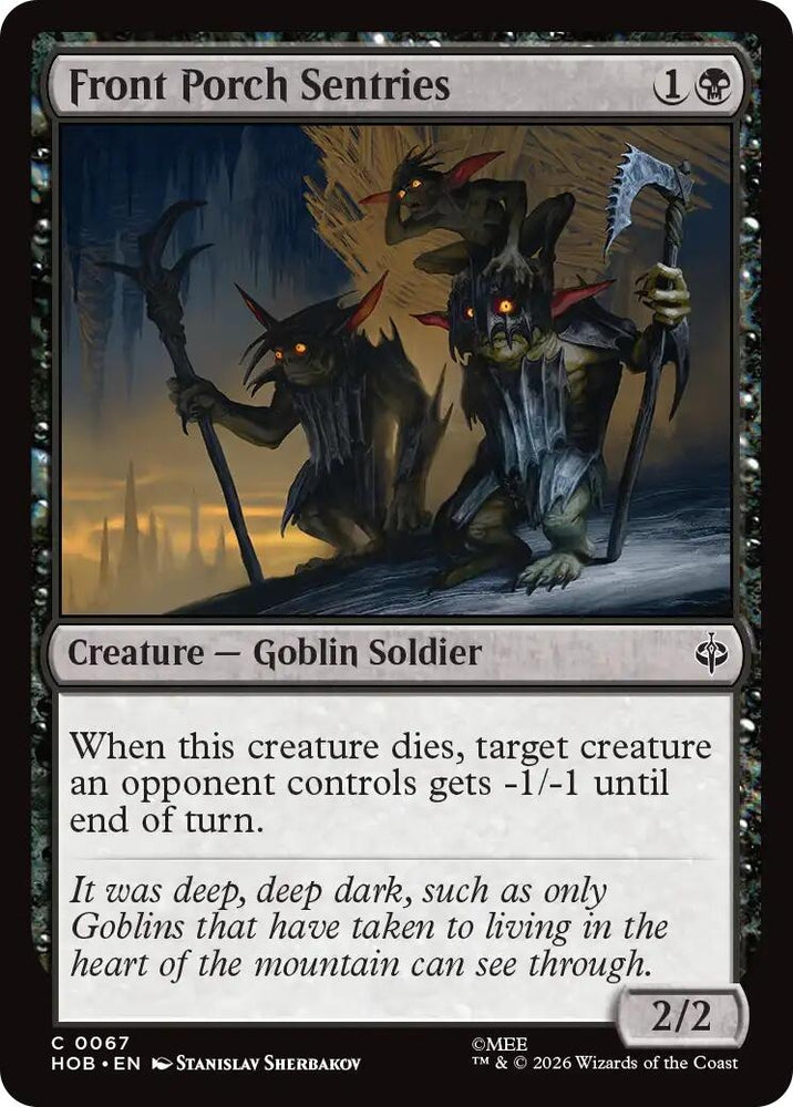 Image for Front Porch Sentries (67) (The Hobbit) (HOB) - Magic: The Gathering