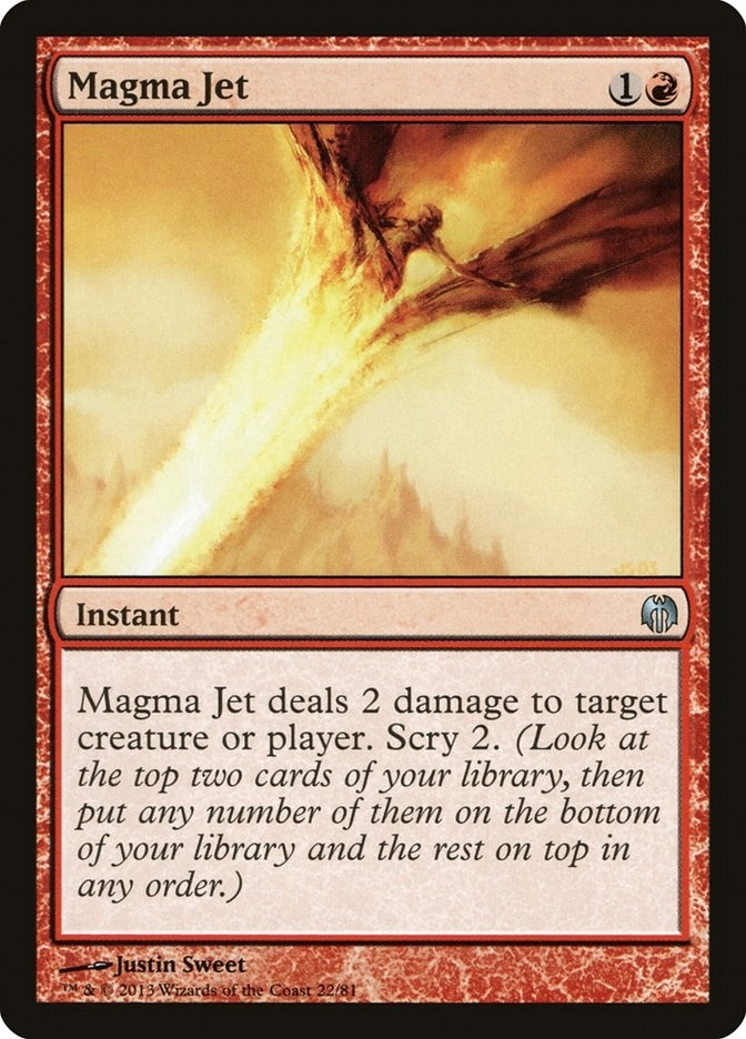 Image for Magma Jet (22) [Duel Decks: Heroes vs. Monsters]