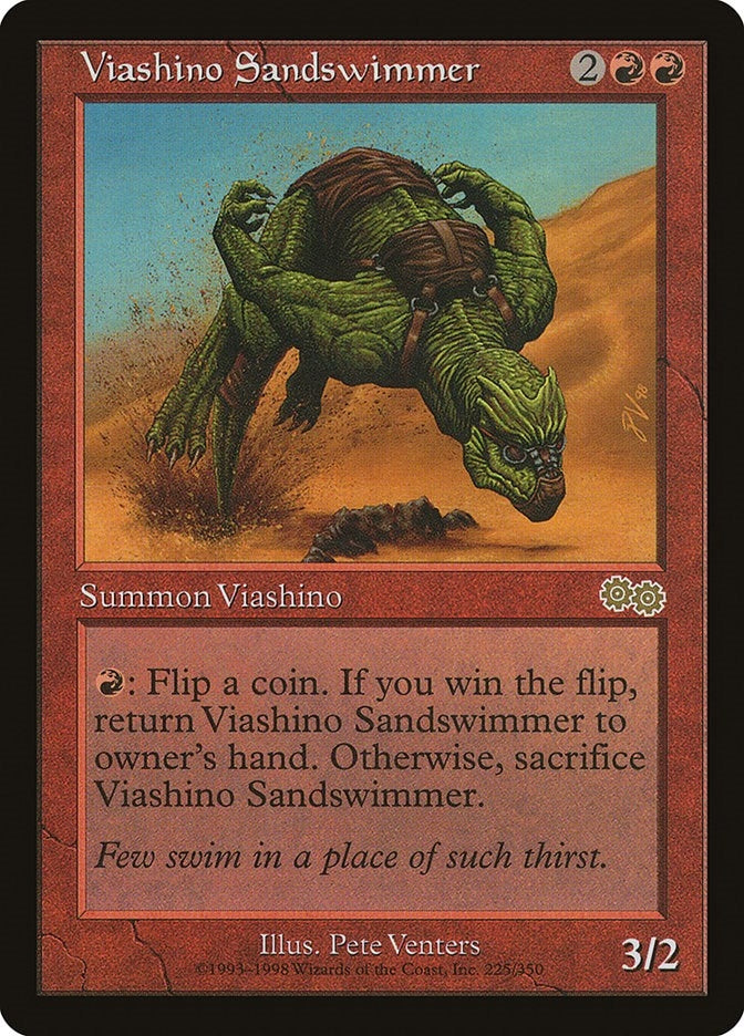 Image for Viashino Sandswimmer (225) [Urza's Saga]