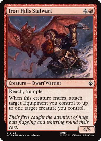 Image for Iron Hills Stalwart (102) (The Hobbit) (HOB) - Magic: The Gathering