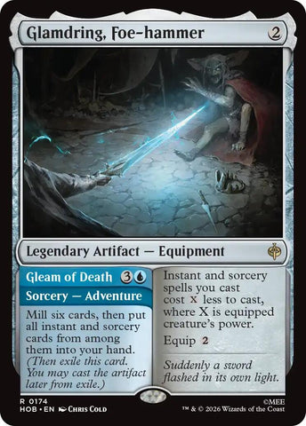 Image for Glamdring, Foe-hammer (174) (The Hobbit) (HOB) - Magic: The Gathering