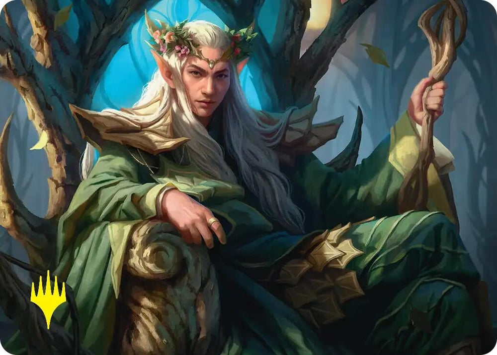Image for Thranduil, the Elvenking Art Card (Gold-Stamped) (22) (Art Series: The Hobbit) (ASHOB) - Magic: The Gathering