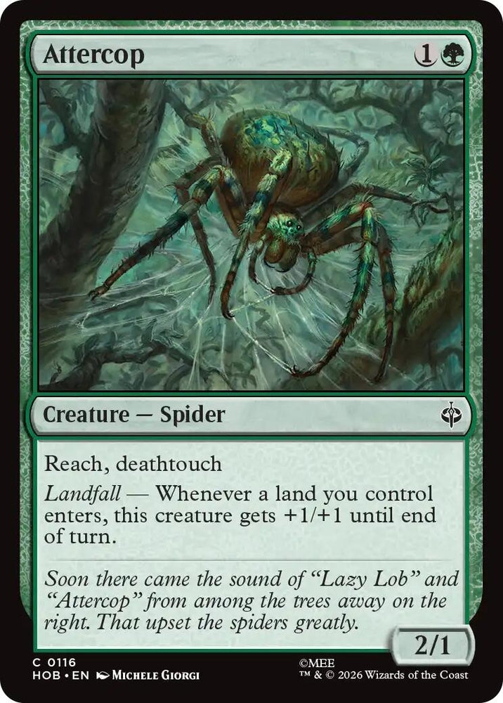 Image for Attercop (116) (The Hobbit) (HOB) - Magic: The Gathering