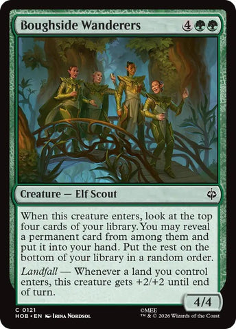 Image for Boughside Wanderers (121) (The Hobbit) (HOB) - Magic: The Gathering