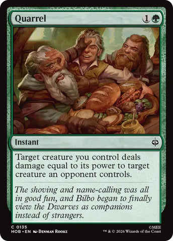 Image for Quarrel (135) (The Hobbit) (HOB) - Magic: The Gathering