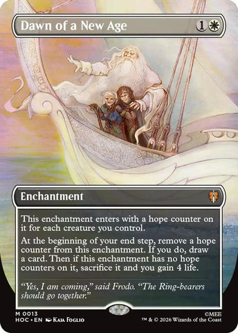 Image for Dawn of a New Age (Borderless) (13) (The Hobbit: Eternal-Legal) (HOC) - Magic: The Gathering