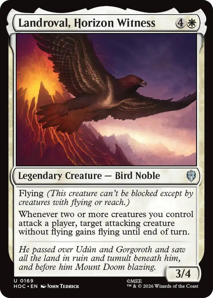 Image for Landroval, Horizon Witness (169) (The Hobbit: Eternal-Legal) (HOC) - Magic: The Gathering