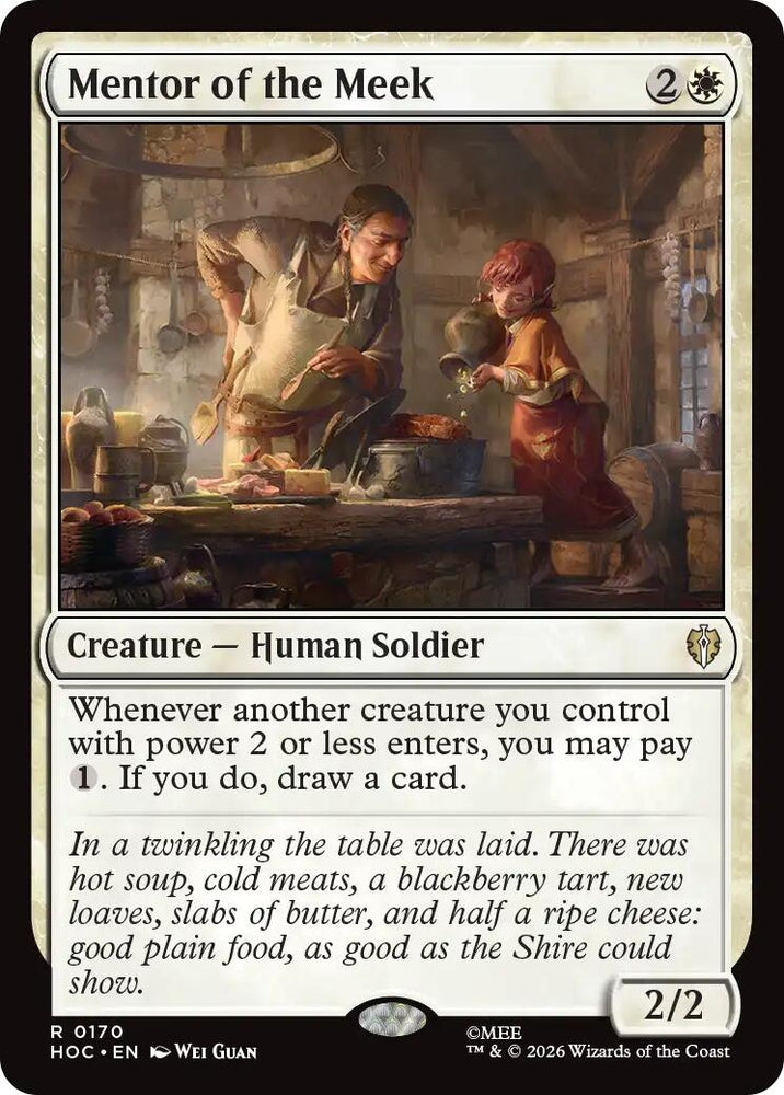Image for Mentor of the Meek (170) (The Hobbit: Eternal-Legal) (HOC) - Magic: The Gathering