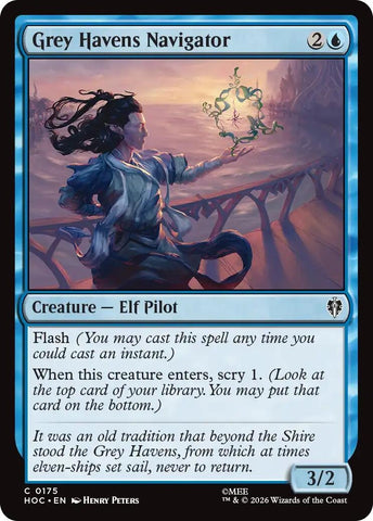 Image for Grey Havens Navigator (175) (The Hobbit: Eternal-Legal) (HOC) - Magic: The Gathering