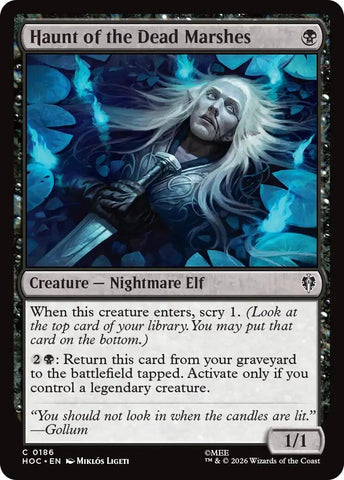 Image for Haunt of the Dead Marshes (186) (The Hobbit: Eternal-Legal) (HOC) - Magic: The Gathering