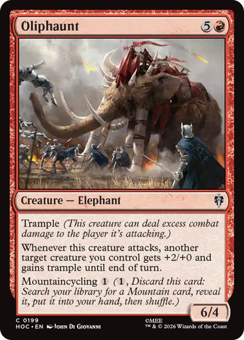 Image for Oliphaunt (199) (The Hobbit: Eternal-Legal) (HOC) - Magic: The Gathering
