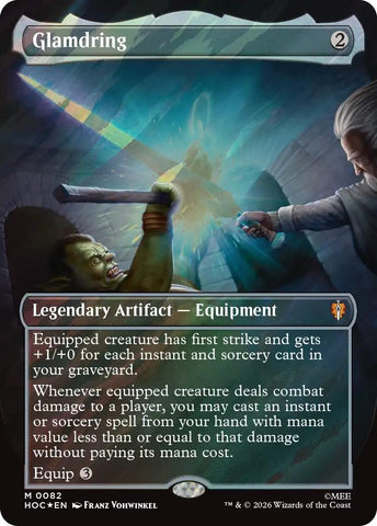 Image for Glamdring (Borderless) (Surge Foil) (82) (The Hobbit: Eternal-Legal) (HOC) - Magic: The Gathering