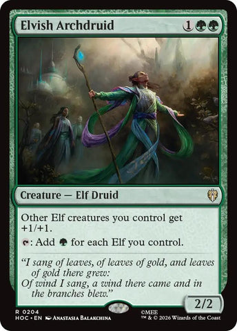 Image for Elvish Archdruid (204) (The Hobbit: Eternal-Legal) (HOC) - Magic: The Gathering