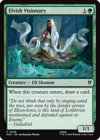 Image for Elvish Visionary (206) (The Hobbit: Eternal-Legal) (HOC) - Magic: The Gathering