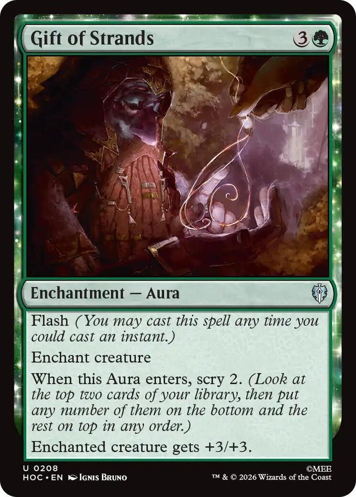 Image for Gift of Strands (208) (The Hobbit: Eternal-Legal) (HOC) - Magic: The Gathering