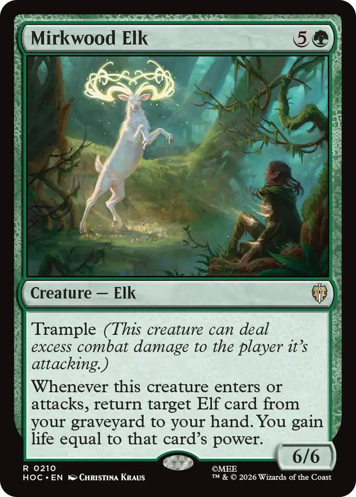 Image for Mirkwood Elk (210) (The Hobbit: Eternal-Legal) (HOC) - Magic: The Gathering