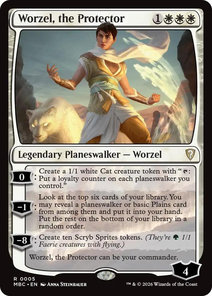 Image for Worzel, the Protector (5) (Mystery Booster Commander Edition) (MBC) - Magic: The Gathering