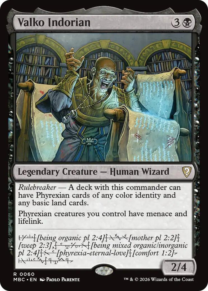 Image for Valko Indorian (60) (Mystery Booster Commander Edition) (MBC) - Magic: The Gathering