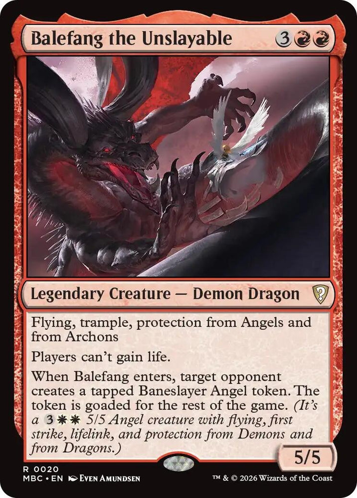 Image for Balefang the Unslayable (20) (Mystery Booster Commander Edition) (MBC) - Magic: The Gathering