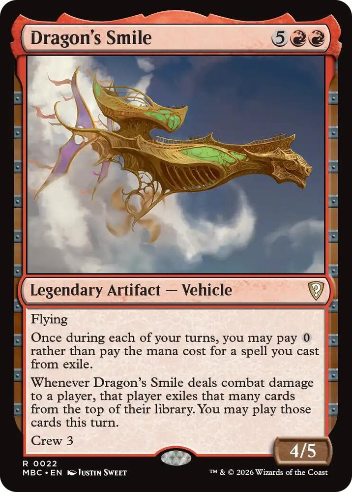 Image for Dragon's Smile (22) (Mystery Booster Commander Edition) (MBC) - Magic: The Gathering