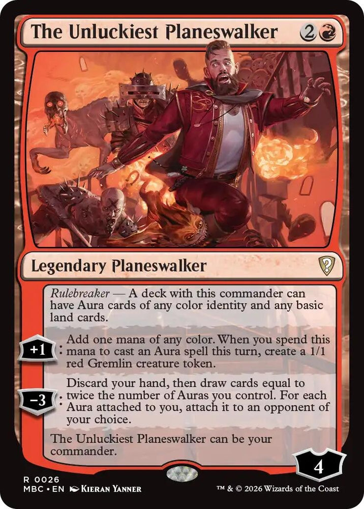 Image for The Unluckiest Planeswalker (26) (Mystery Booster Commander Edition) (MBC) - Magic: The Gathering